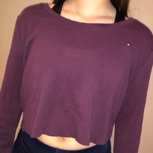 Tommy Hilfiger long sleeve crop